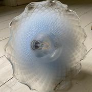 Blue glass suspension
