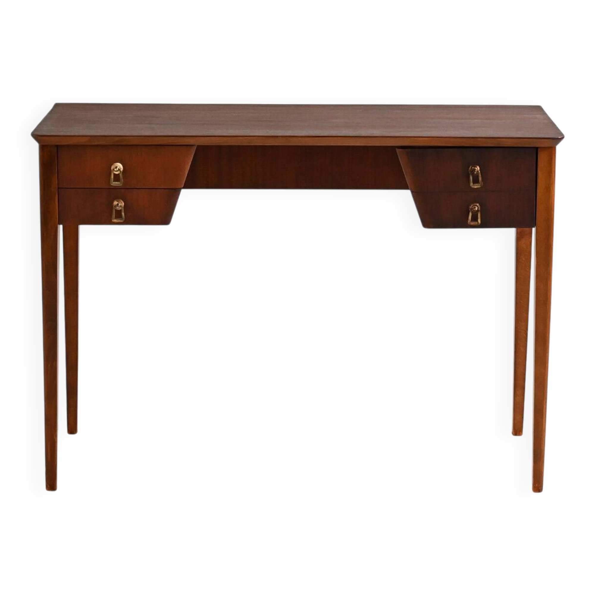 Mid-century mahogany desk, 1950s–60s