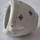 Covered sugar bowl half-porcelain Lunéville Keller and Guerin A587
