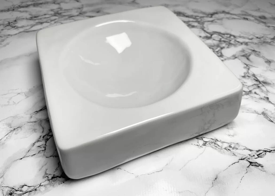 Yves Mohy porcelain catchall for Virebent 1970