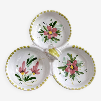 Servant 3 Vallauris cups flower decor