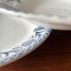 Set of 6 deep plates, ironstone, Moulin des Loups model Cardèr.