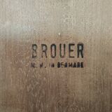 Scandinavian rosewood bookcase Shelf Brouer