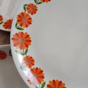 13 assiettes plates vintages Moulin des Loups