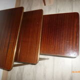 Pull-out tables 1960 brass circa