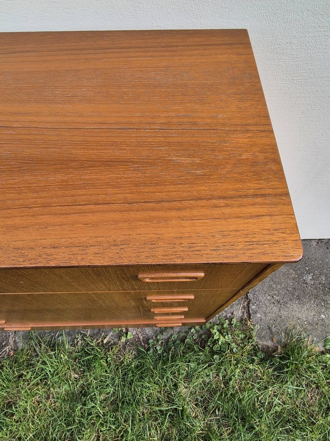Scandinavian teak chest of drawers, 5 drawers, 1960s