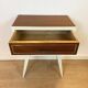 Vintage 1960's Beech and Teak Nightstand