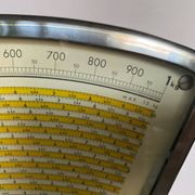 Old Berkel vintage industrial market gardener stainless steel commercial scale 1970