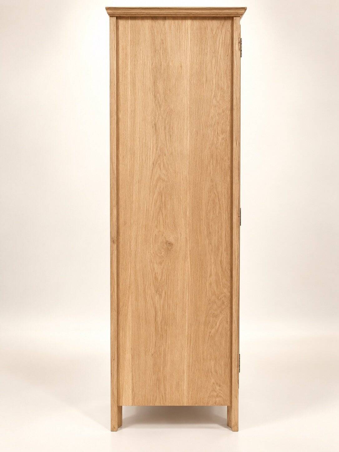 Two-door wardrobe – Solid oak – Provincial classic style – Sandblasted