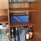 Large living room "Concorde" vintage 1970s Solid teak