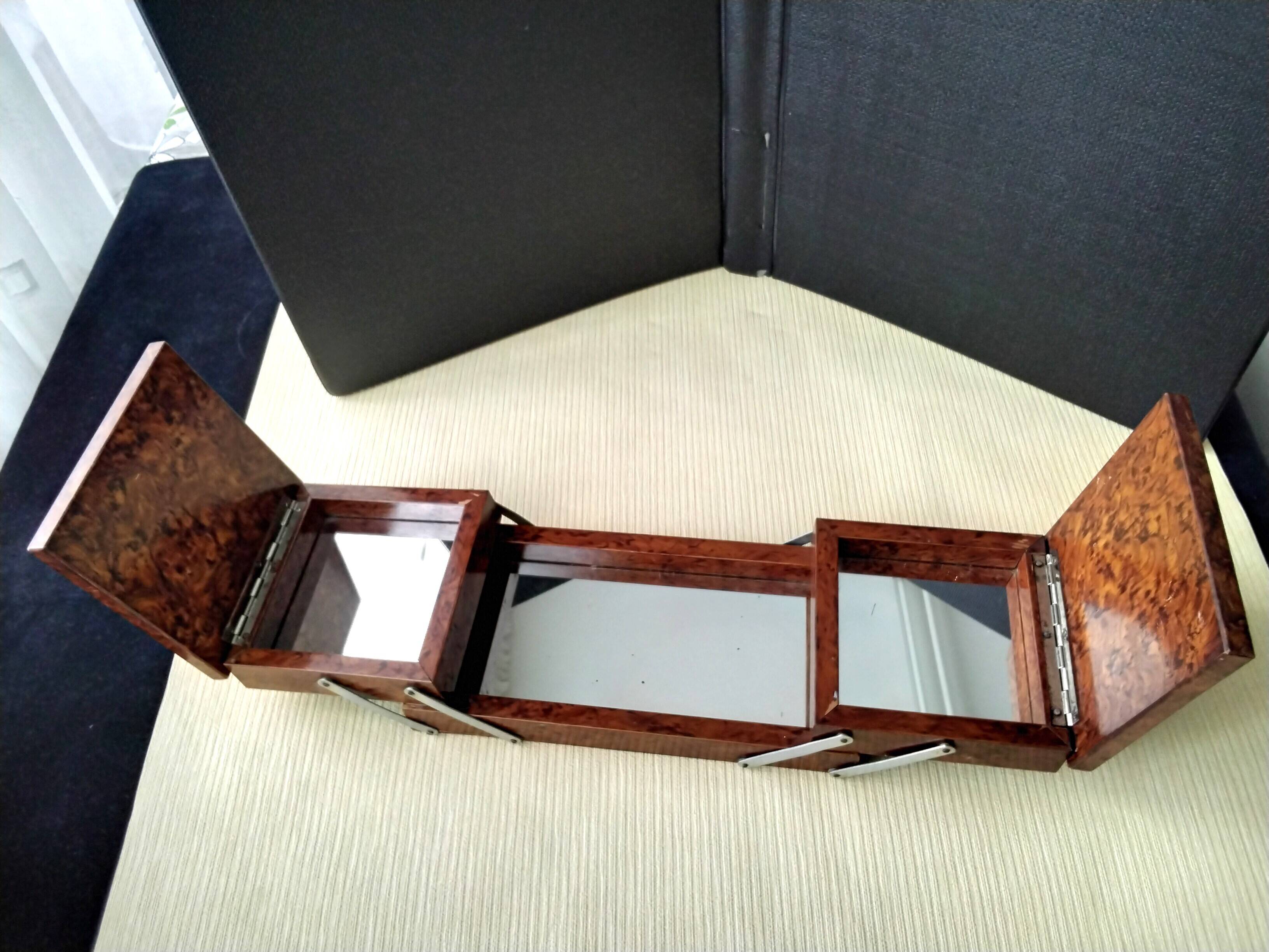 Storage box for sewing, jewellery... in Thuya burl.