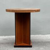 Modernist art deco pedestal table