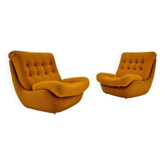 Paire de fauteuils Atlantis vintage du milieu du siècle, années 1960