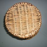 Vintage rattan basket
