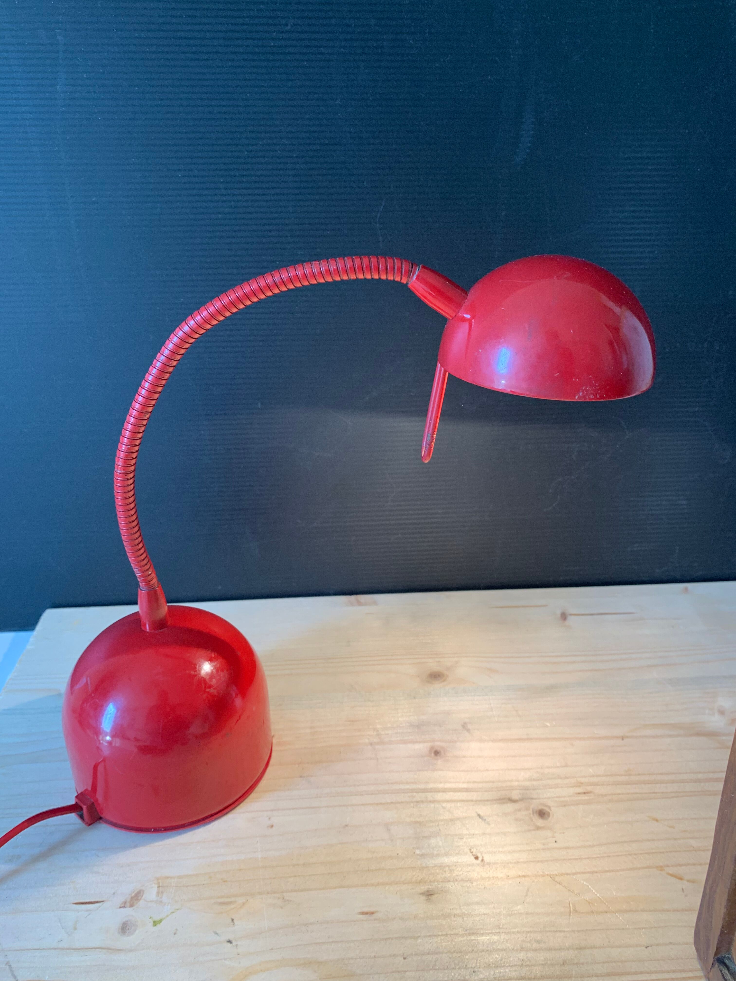 Vintage red lamp
