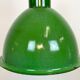 Industrial Soviet Green Enamel Pendant Lamp, 1960s