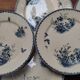 6 assiettes terre de fer Sarreguemines