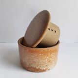 Butter maker in vintage sandstone