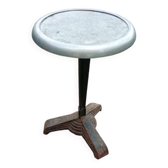 bistro table, pedestal table, art deco, Louis Vuitton