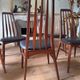 Suite de 6 chaises de salle à manger de Niels Koefoed « Eva » danois en palissandre