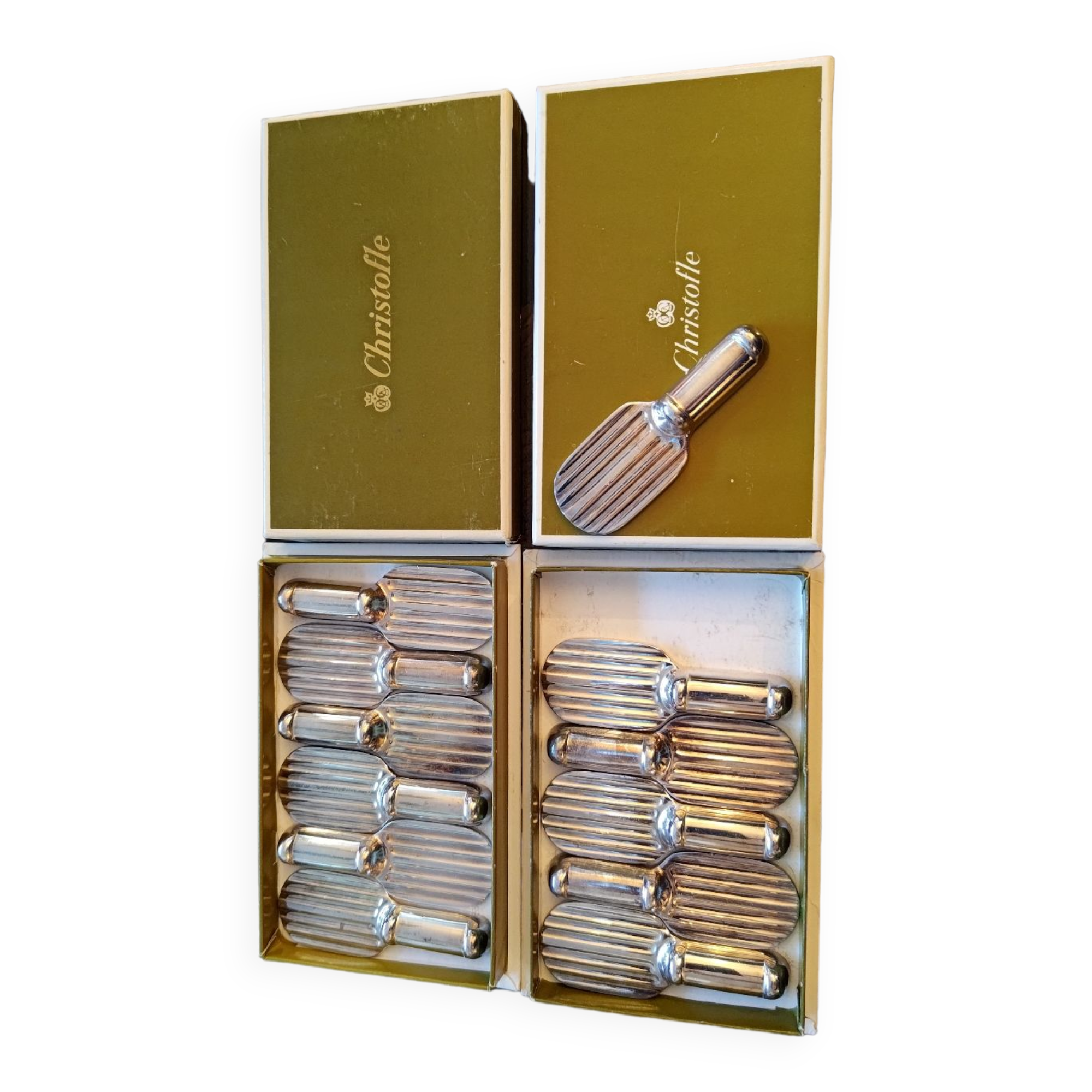 12 Christofle knife holders
