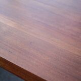 Grande table bois avec pieds sculptés, table artisanale, table bois massif, table de salon, table