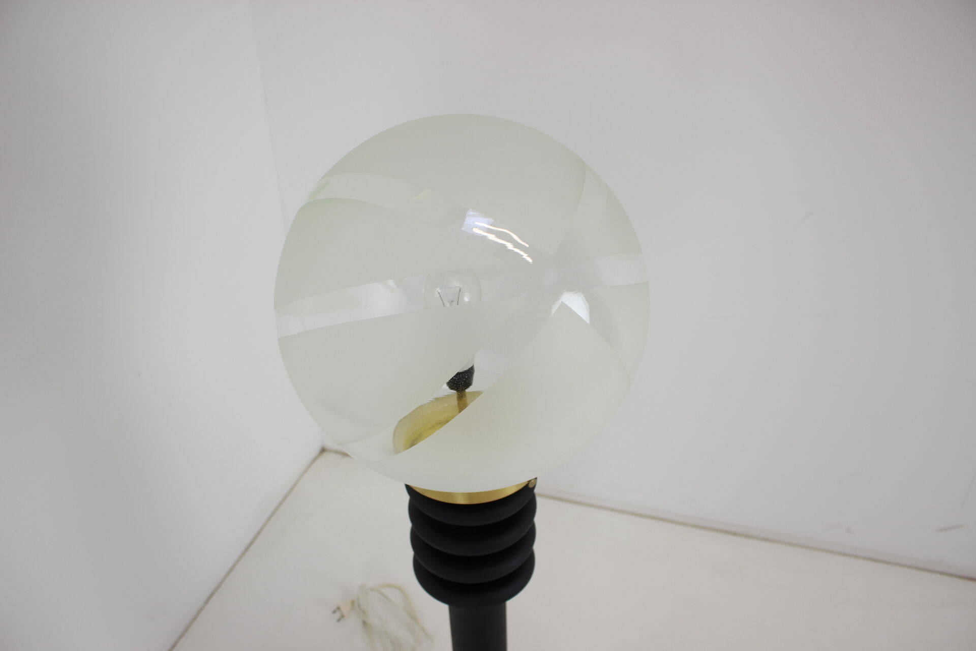 Floor wood lamp, germany, 1970s