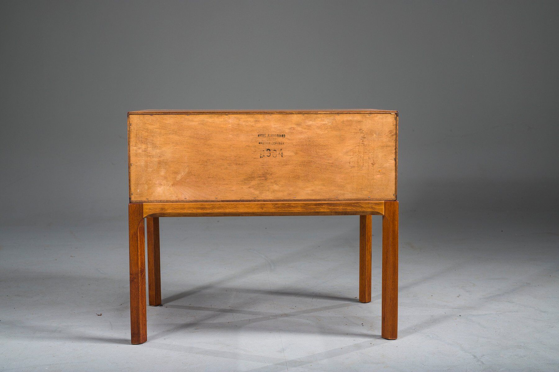 Mid-century modern no. 384 teak bedside table by Aksel Kjersgaard, Denmark, 1960s
