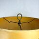 Large ceramic lamp base in a golden wood effect.