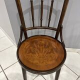Set of 4 bentwood bistro chairs from the 1930s