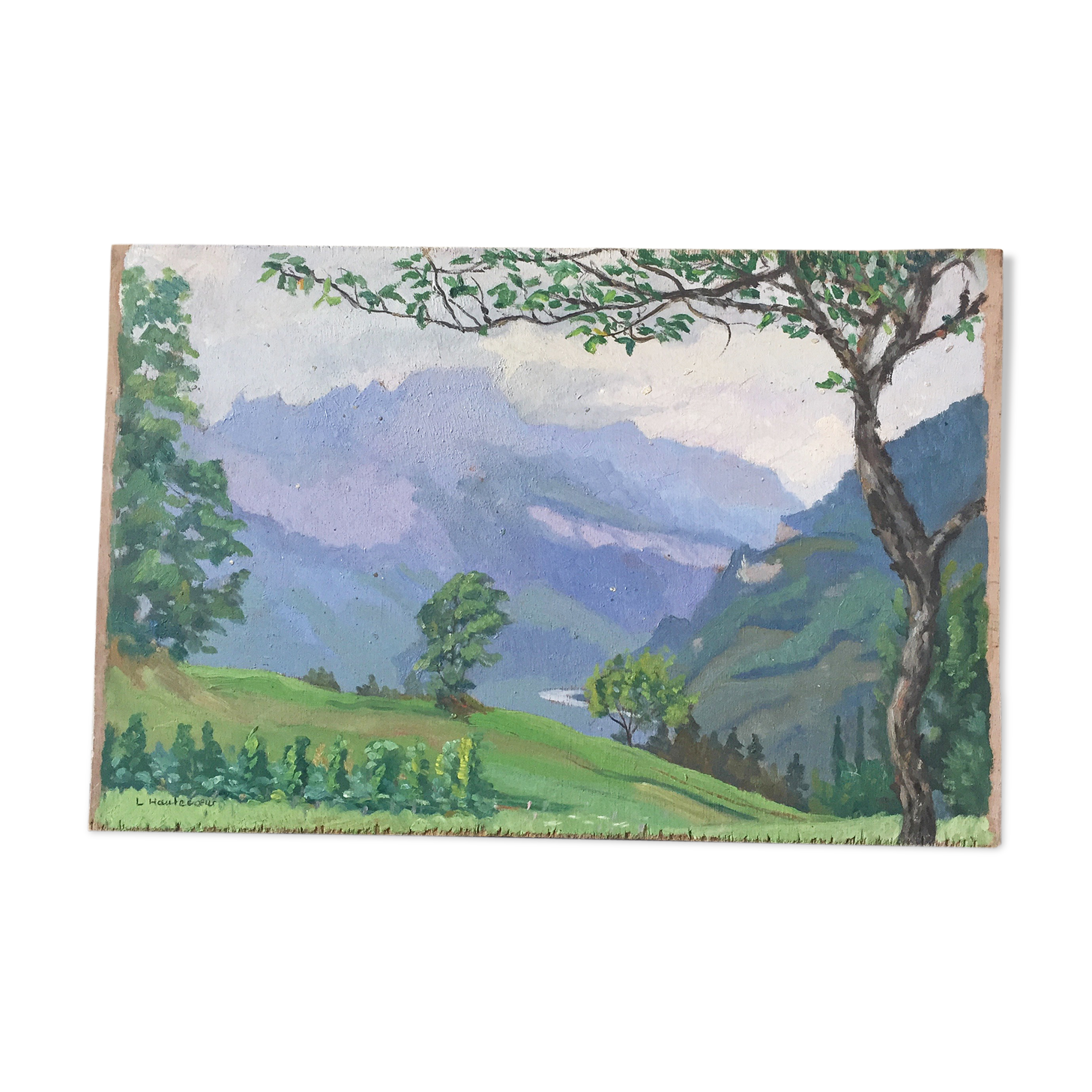 Ancient mountain canvas