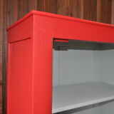 Vintage red showcase