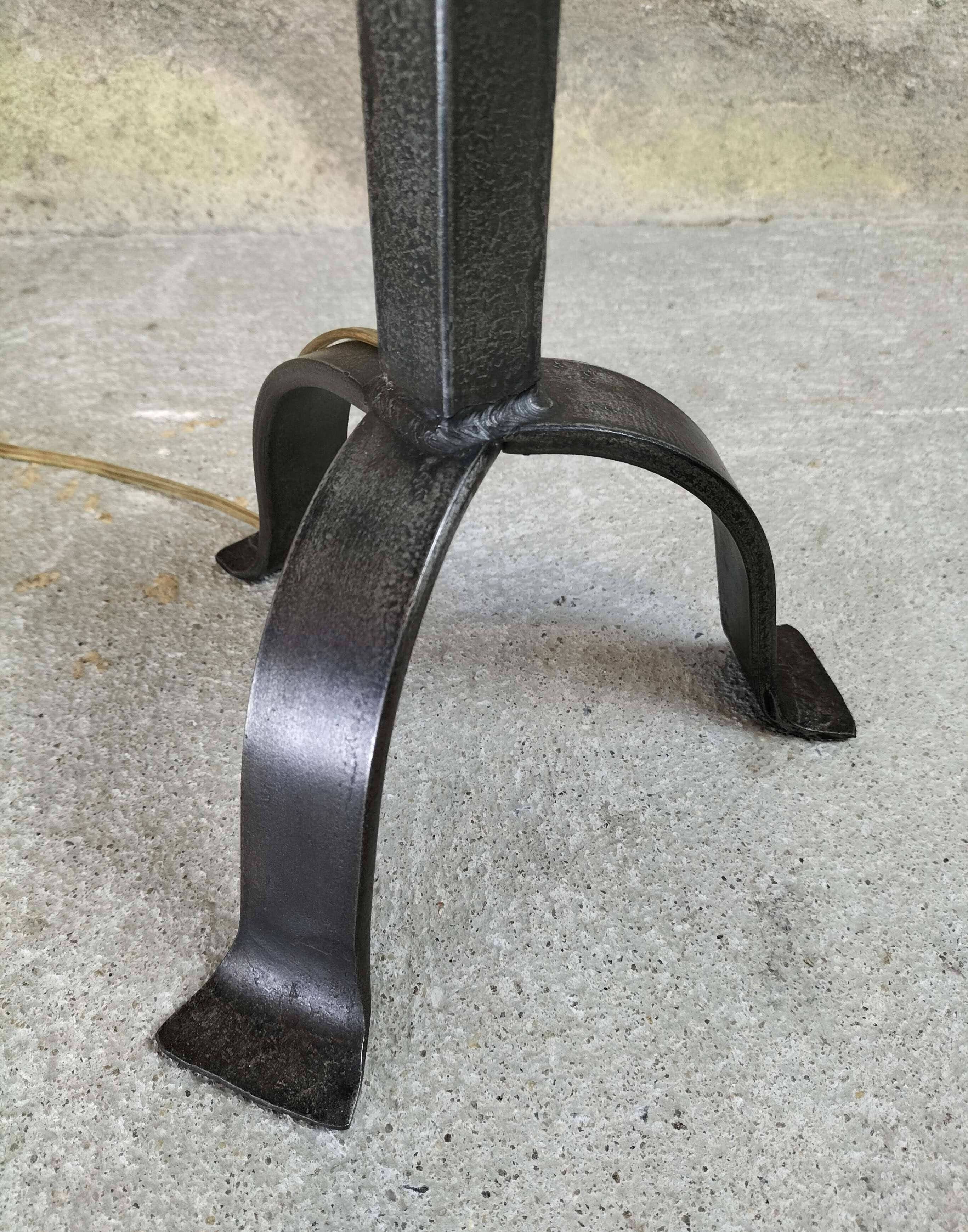 Large Jean-Pierre Ryckaert table lamp.