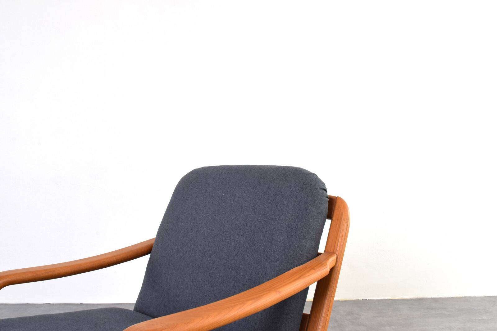 Mid-Century Danish Teak Lounge Chair by Dyrlund, 1970s.