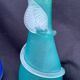 Glass paste vase, art glassworks from Toul, France