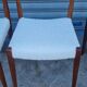 Set of 4 Scandinavian teak chairs
