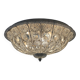 Large crystal Banci Italy ceiling lamp, 1960s