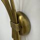 Mid-century brass wall light sconce, 1950s
