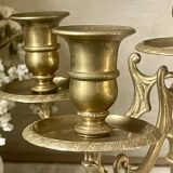 Golden bronze chandelier