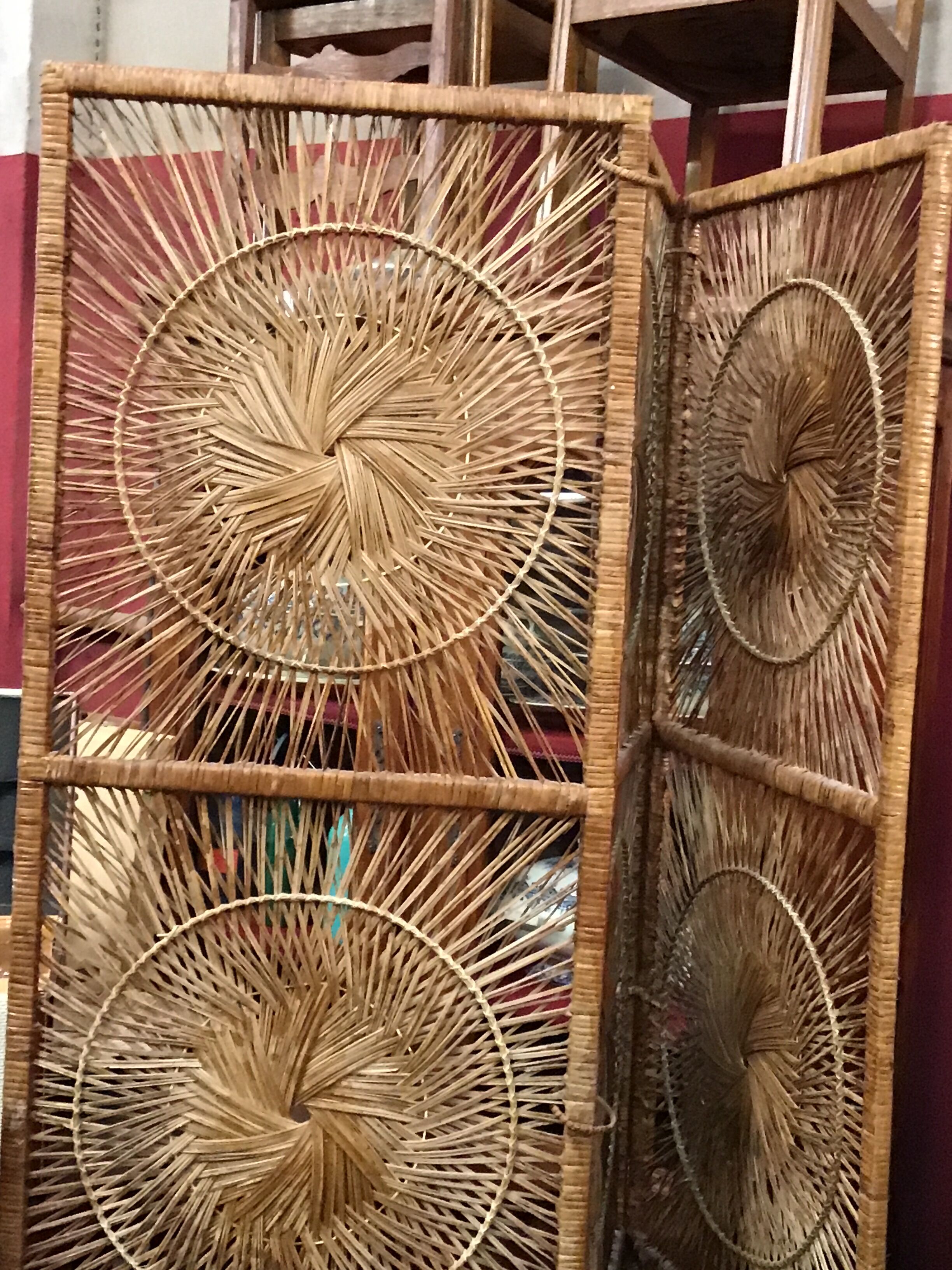 Wicker screen