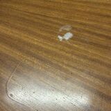 Vintage round coffee table, 1950s