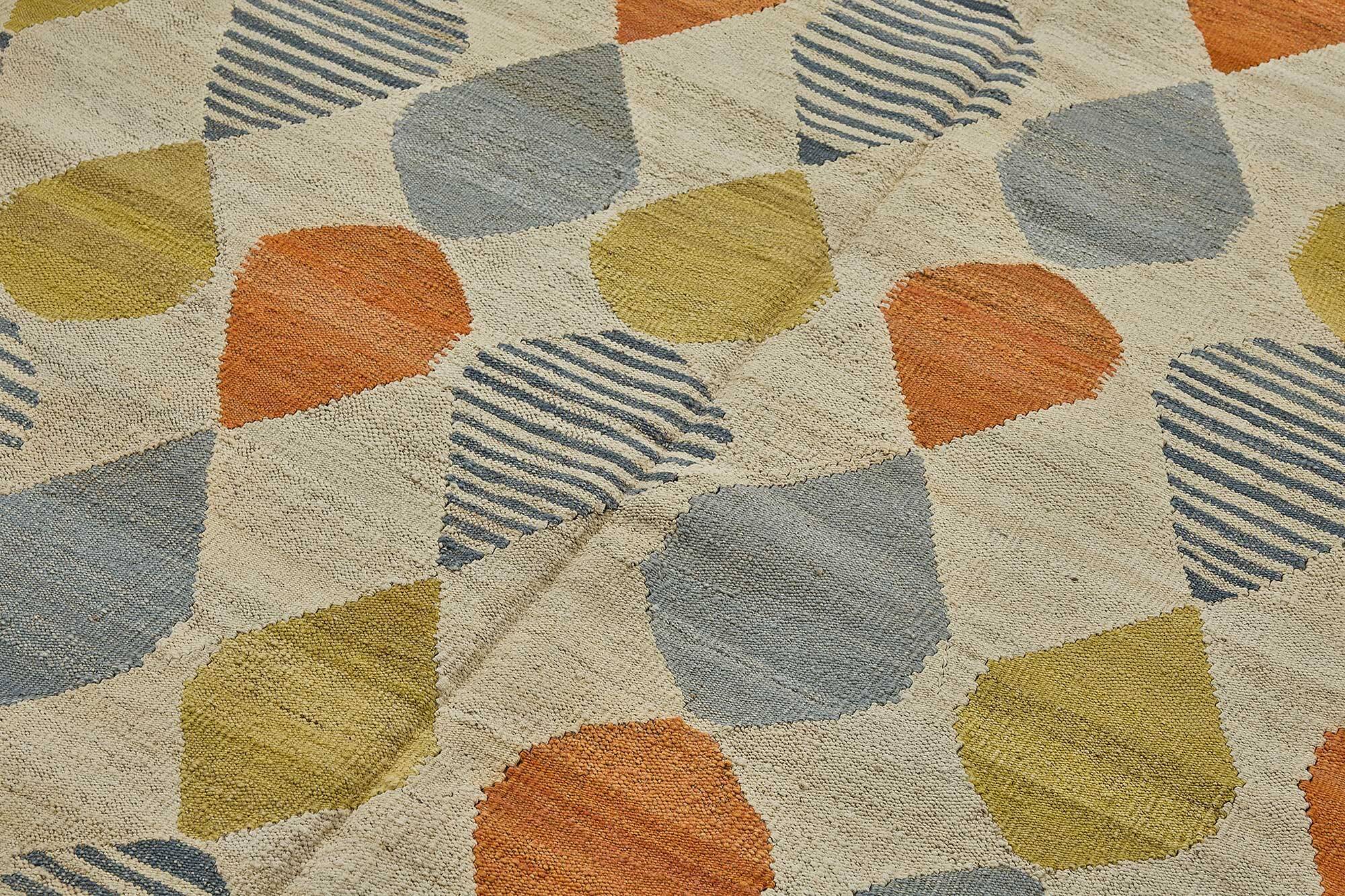 Contemporary Tribal Decorative Kilim 173 cm x 241 cm