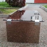 Table en verre