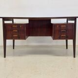 Bureau Danois En Palissandre Par Gunnar Nielsen Pour Tibergaard