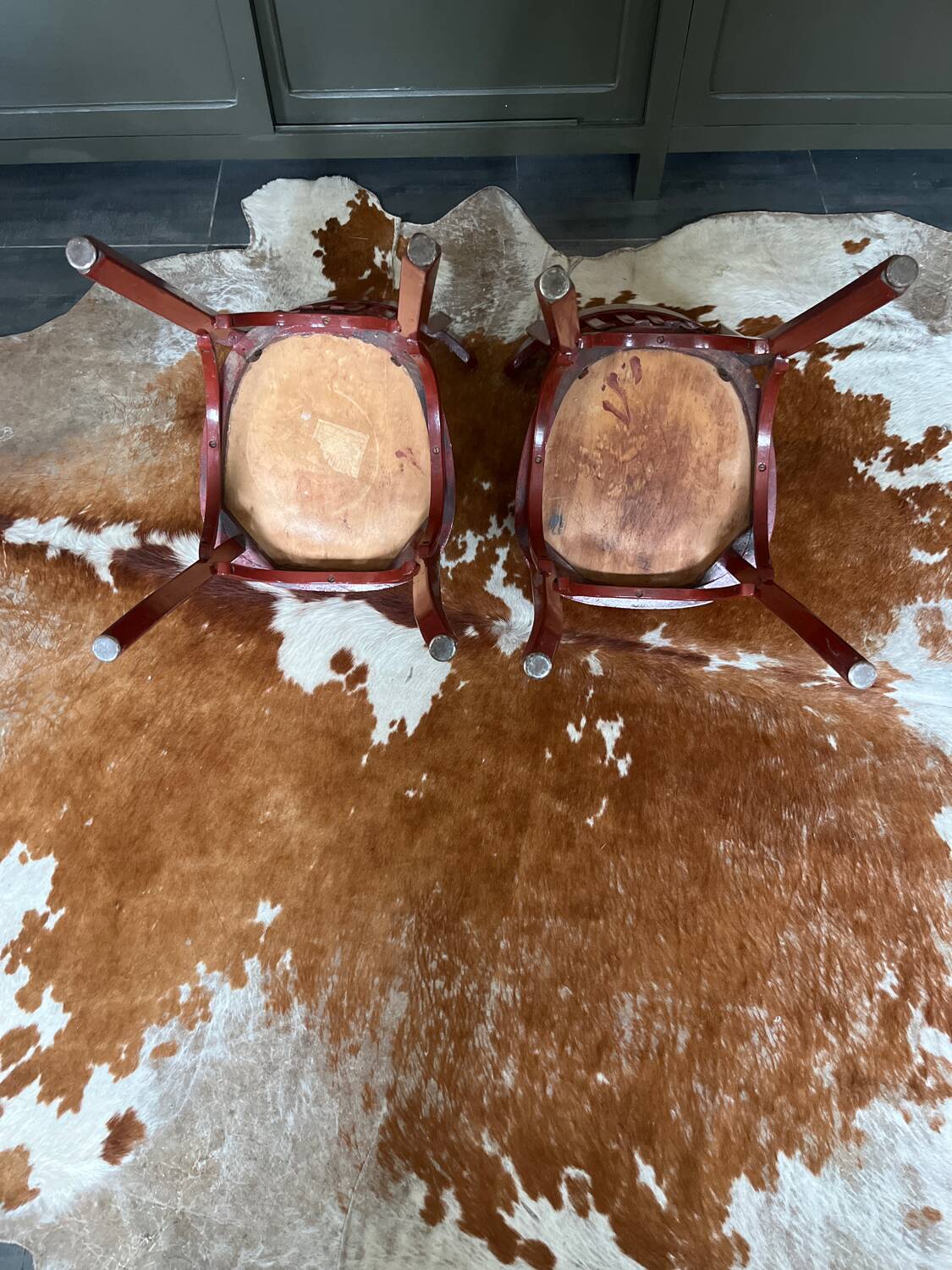 2 bistro chairs