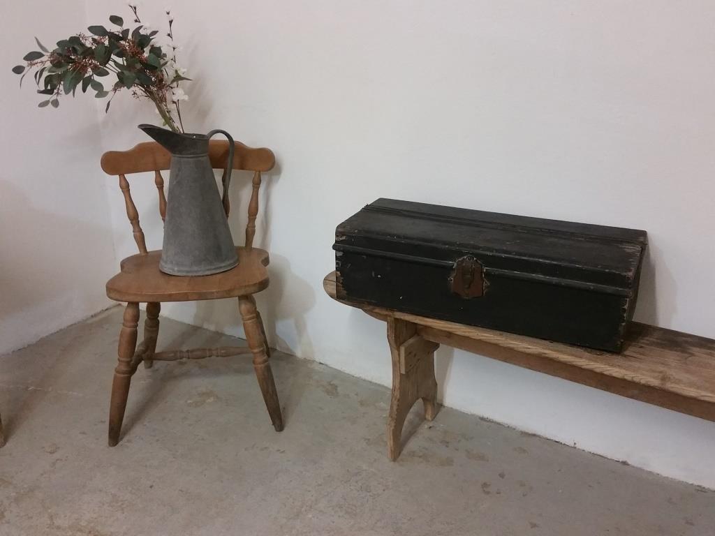 Old travel trunk