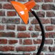 Desk lamp aluminor orange 70's