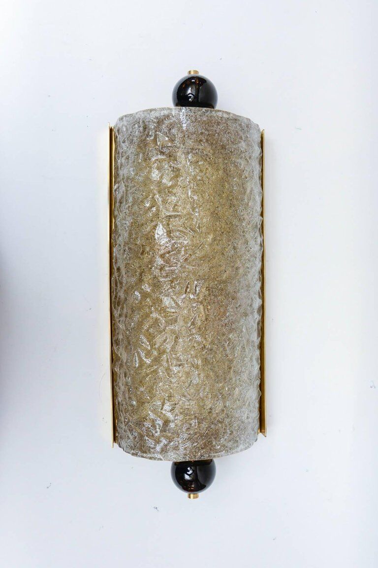 Pair of sconces in Murano glass