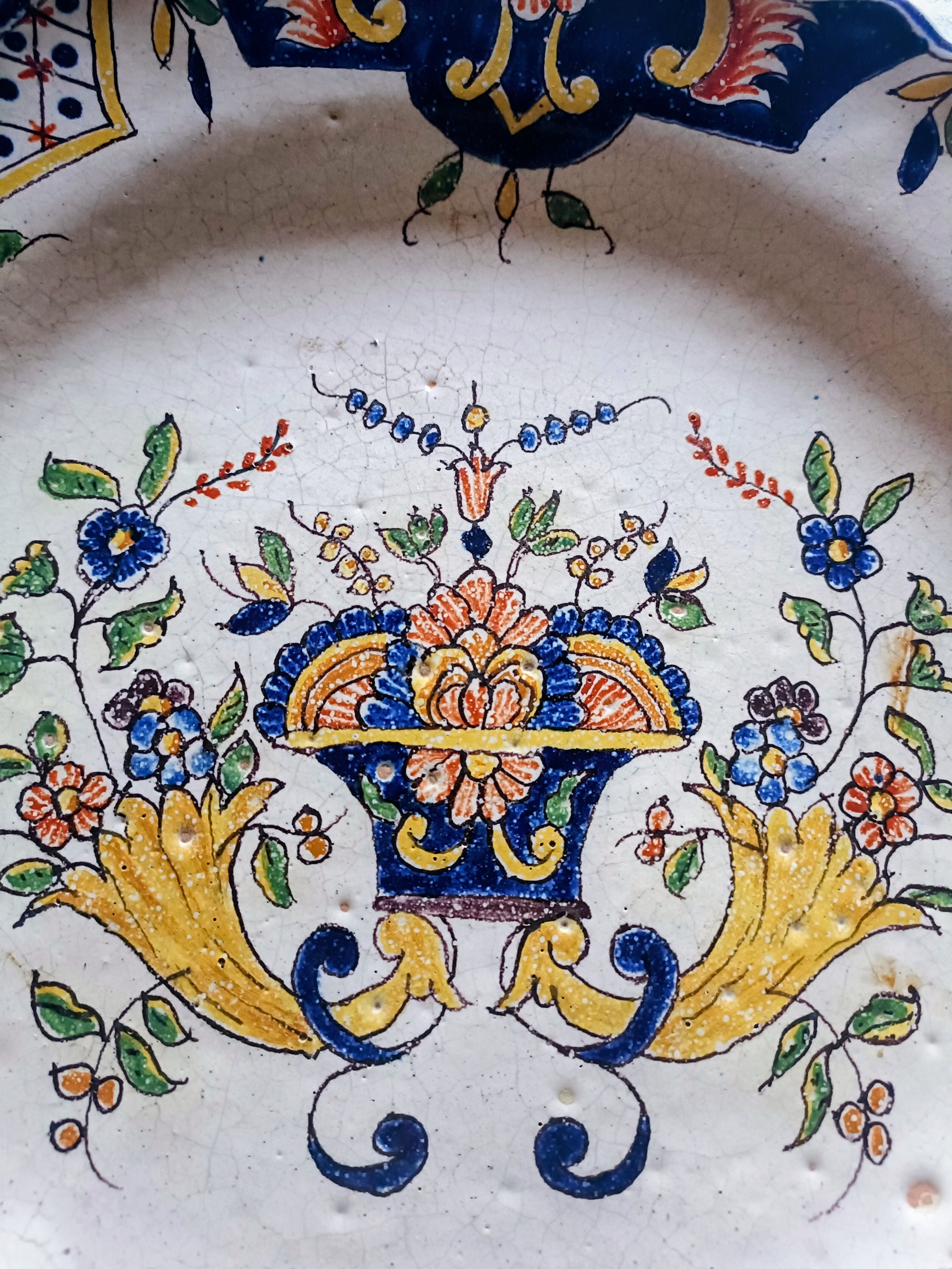 Round plate Malicorne Pouplard Béatrix