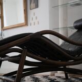 Rattan chaise longue